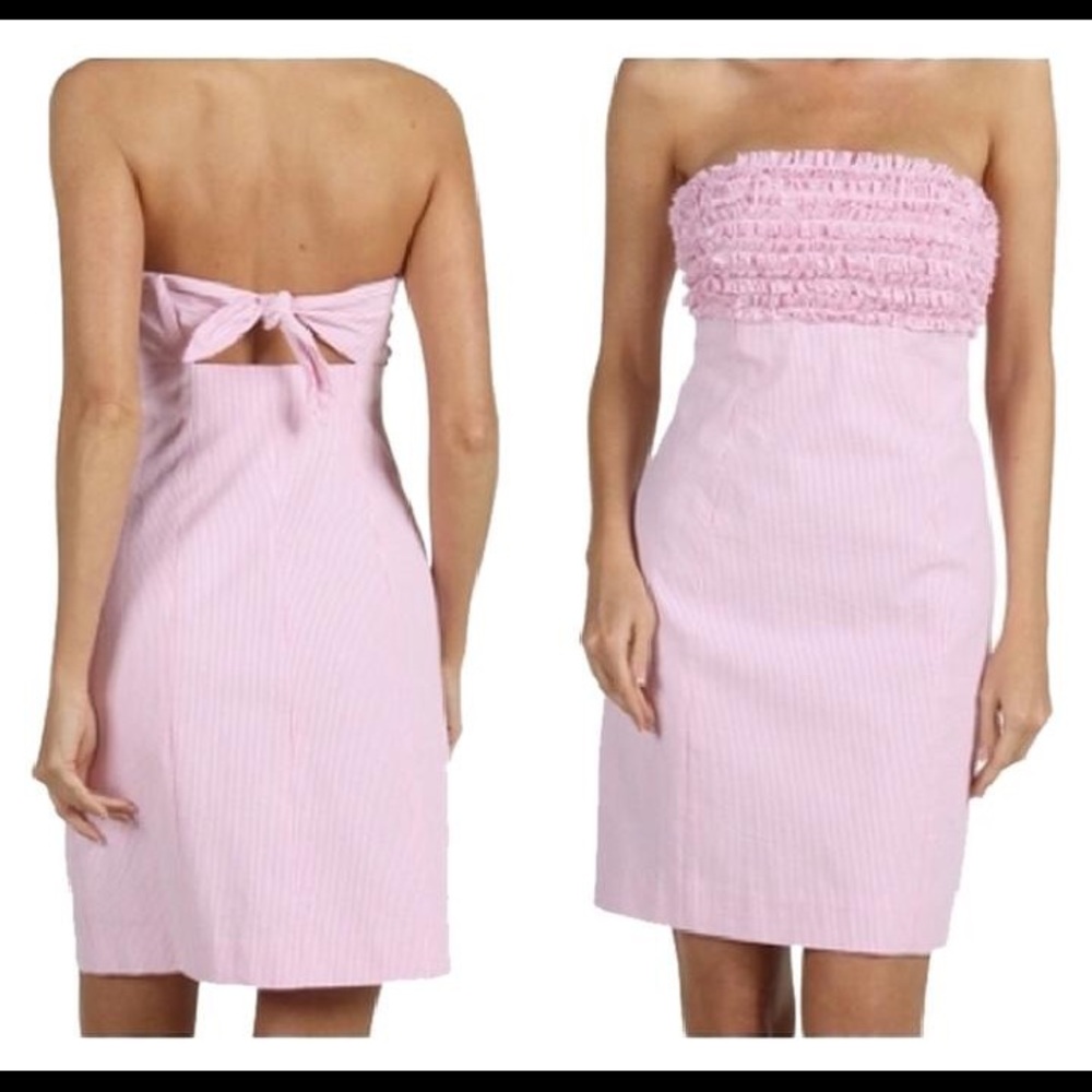 Lilly Pulitzer Light Pink Gingham Sundress